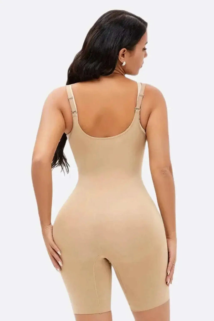 Under Bust Seamless Bodysuit Shapewear, Tummy Control Full Body Shaper